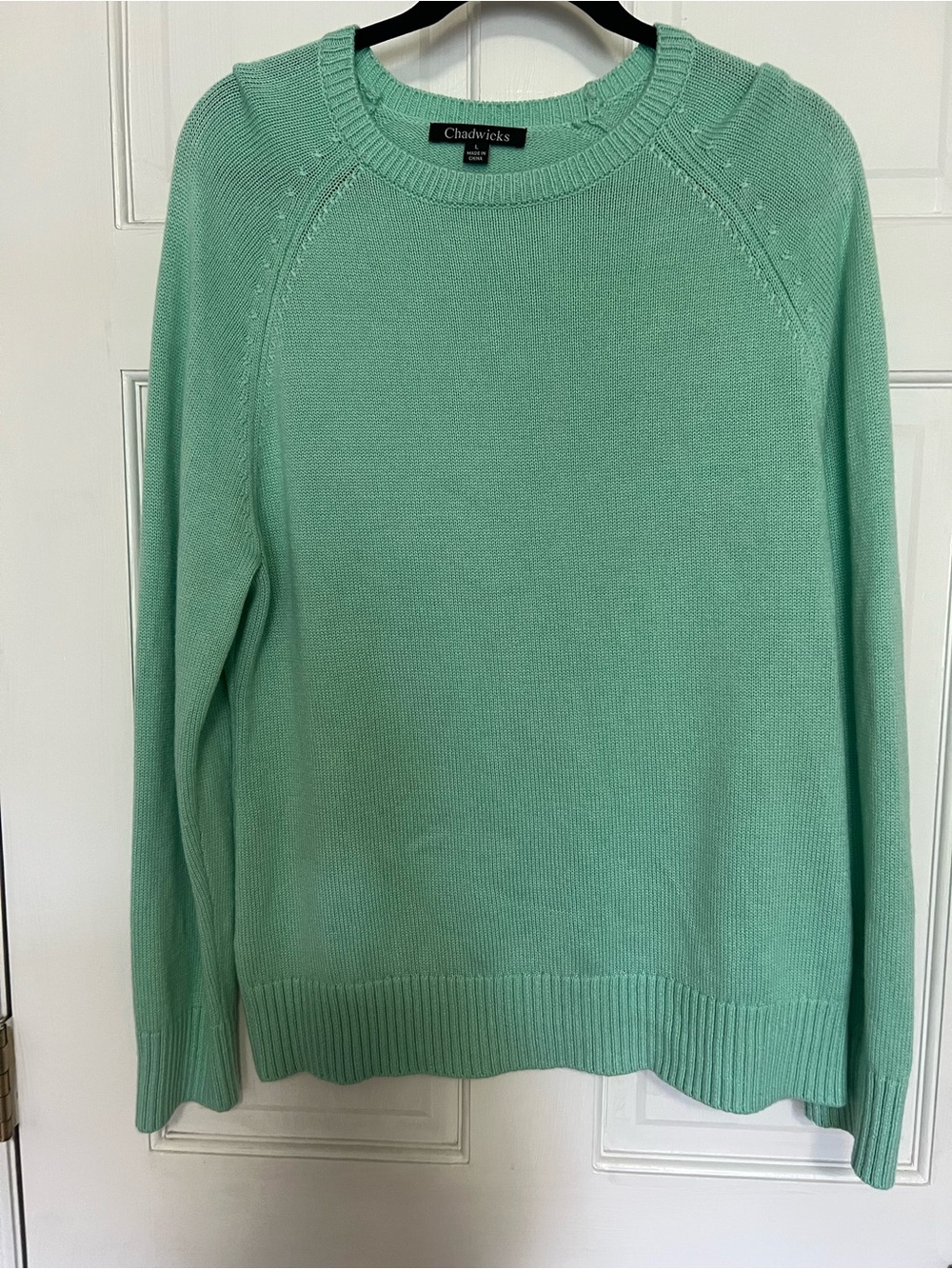Chadwicks Mint Green Crewneck Sweater